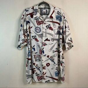 Vintage 90’s Warner Bros. Looney Toons Baseball Button Down Shirt